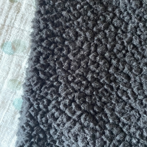 Black cozy baby sherpa pants - Picture 2 of 3